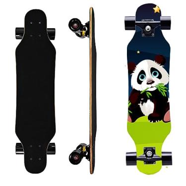 Imagem de Skate de cruzeiro pequeno de 78 cm para crianças, adolescentes e adultos (céu)