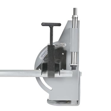 Imagem de Notcher Roll Cage Tubing Joint Notcher Notcher com instruções, medidor de transferidor embutido com ângulo de grau, lâmina de serra holesaw premium