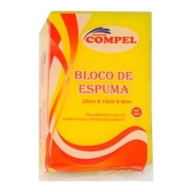 Imagem de Bloco De Espuma Poliéster 6x13x22 Cm - Compel