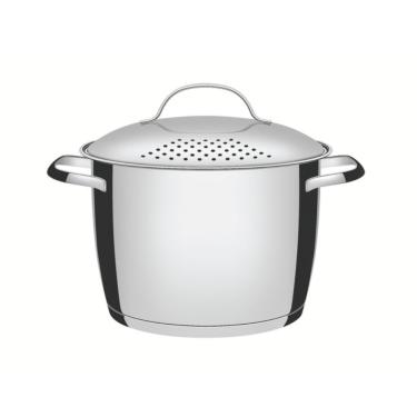 Imagem de Espagueteira Allegra 20 Cm 4,4 L Em Aço Inox Fundo Triplo