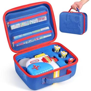 Imagem de Hard Travel Case Compatible with Little Tikes for Story Dream Machine Books Starter Set, Protective Storage Case Container for Storytime Audio Play Real for Littles Character Collection (Blue, Small)