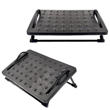 Imagem de 2x Apoio de Pés Ergonômico Para Uso Profissional com Regulagem Descanso
