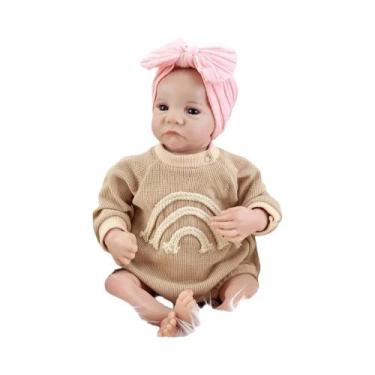Imagem de Boneca Reborn Mindinho De 18 Polegadas, Realista, Silicone Macio, Vini