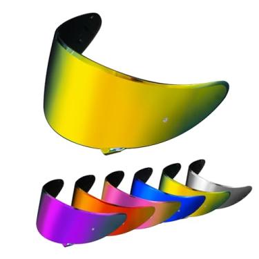 Imagem de PSLER Viseira CWR-1 RF-1200 Viseira X14 de substituição para CWR-1 RF 1200 X-Spirit NXR Z7 X14 NX NZ, ouro profundo