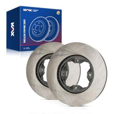 Imagem de KAX Substituição do par de rotores de freio a disco dianteiro OE de 26 cm para Accord 1990-1994, Accord 1995-1997 2,2L, Accord 1995-1997 2,7L, CL 1997 2,2L, Rotores de freio de substituição automotiva