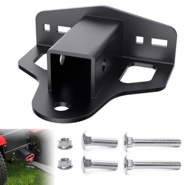 Imagem de Engate de cortador de grama zero turn com receptor de 5 cm, engate de reboque de aço resistente de 6 mm de espessura, compatível com muitos modelos de cortador de grama, trator, trailer, carrinho de