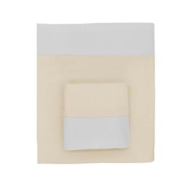 Imagem de Jogo de Lençol 3 Peças Mini Berço Malha 100% Algodão Cru Arrumadinho Enxovais