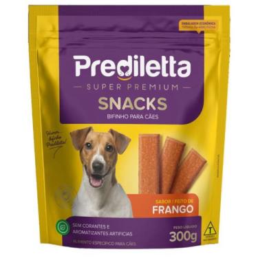 Imagem de Petisco Bifinho Para Cães Sabor Frango 300g Snack Prediletta - PREDILE