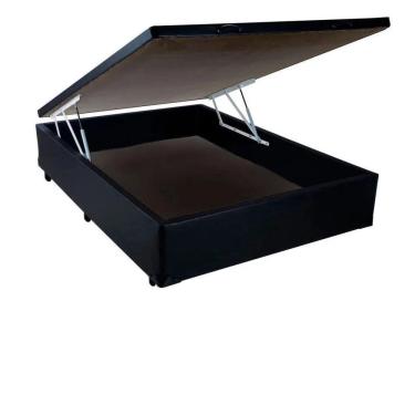 Imagem de Base Box Baú Viúva Preto 128x188