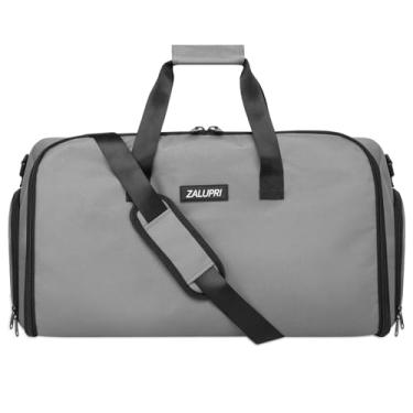 Imagem de Bolsa esportiva conversível, bolsa de viagem para terno, Cinza, Bolsa esportiva para roupas