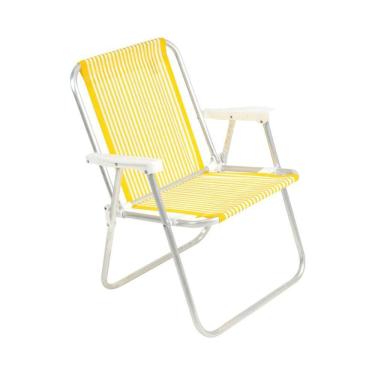 Imagem de Cadeira De Praia Alta Lazy Aluminio Sannet - 23500