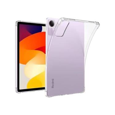 Imagem de Capa TPU Resistente Transparente para Xiaomi Redmi Pad SE, 11 Polegadas, 2023/2024