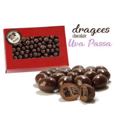 Imagem de Confeito de Uva Passa Borússia Chocolates, Caixa com 500g