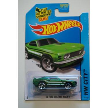 Imagem de 2014 Hot Wheels Custom Real Riders Hw City '70 Ford Mustang Mach 1 - Verde por Mattel