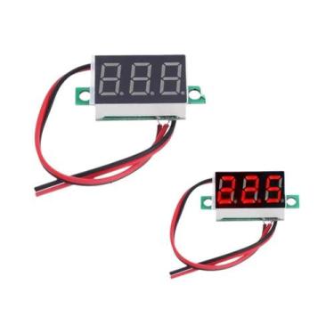 Imagem de Medidor De Voltagem Mini À Prova d'Água 0.36/0.56 Polegadas DC4.5V-30V