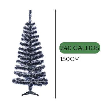 Imagem de Árvore de Natal Nevada Pinheiro Neve 1,2m 1,5m 1,8m Decoração Natal Tr