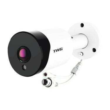 Imagem de Câmera Segurança Bullet Fisheye Metal IP Poe 3MP Olho de Peixe Twg