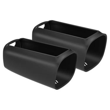 Imagem de Capas de silicone para EufyCam S330 (Eufy Cam 3) - pacote com 2, preto