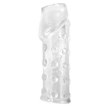 Imagem de Capa Peniana Anatômica Vazada Transparente 10x2,8cm - Pretty Love