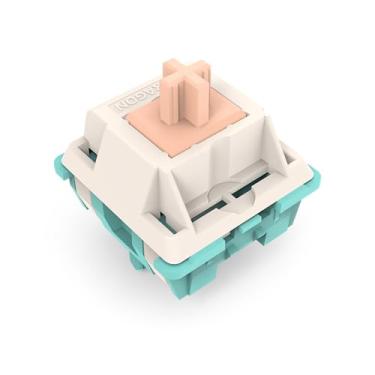 Imagem de Switch para Teclado Mecânico Redragon Leopard Linear Rosa Claro, Creme e Turquesa 50gf 3 Pinos 38un A122-MJ