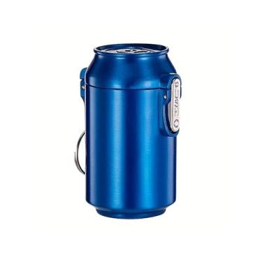 Imagem de 1 cinzeiro portátil em forma de lata, mini cinzeiro portátil criativo para carro, quarto, sala de estar, decoração de sala de casa, presentes para homens, presente de dia dos namorados Ano Novo Páscoa