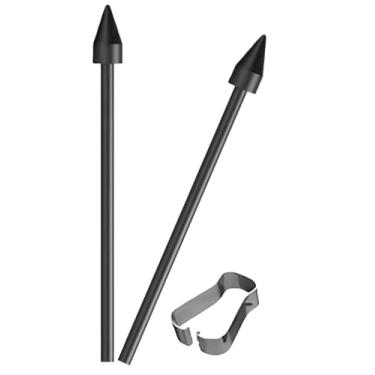 Imagem de Pontas de substituição para caneta S de ponta macia preta, compatível com Samsung Galaxy Tab S24 Ultra — pontas eficientes e silenciosas, sensação de lápis, controle preciso, kit fácil de instalar