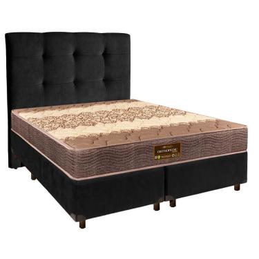 Imagem de Kit Cama Box + Cabeceira + Colchão Queen D26 - Ortophedic - Sankonfort