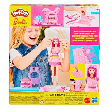 Imagem de Boneca Barbie Massinha Play-Doh Corações e Penteados G1357 - Hasbro