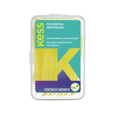 Imagem de Fio Dental Individual Pote Com 50 Unidades Kess