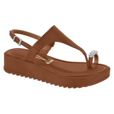 Imagem de Sandália Papete Feminina Vizzano (Mocca, BR, Adulto, Numérico, 39)