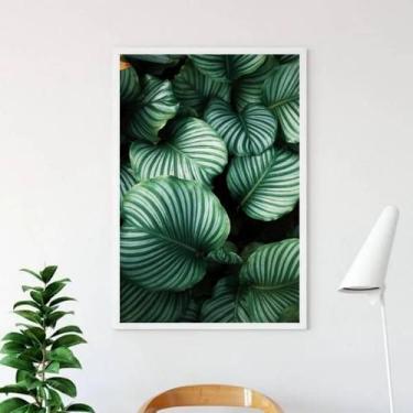 Imagem de Quadro Decorativo Foto De Folhas 45x34cm - Quadros On-Line