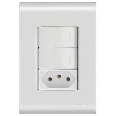 Imagem de Conjunto 2 Simples + 1 Tomada 20A - Tramontina Liz - Tlb016