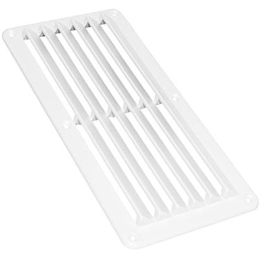 Imagem de Ventiladores de ar retangulares Louvados Five Oceans, 25,4 cm, preto/branco, Branco, Branco