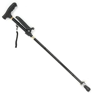 Imagem de LXPYMXDP Bengala de caminhada, bengala dobrável para idosos, bastão de caminhada portátil, bengala de caminhada portátil para idosos, antiderrapante