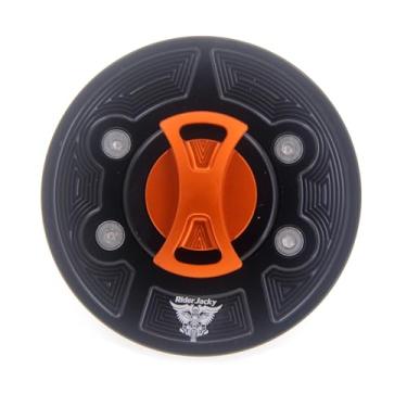 Imagem de Riderjacky Tampa de tanque de combustível de motocicleta Keyless para BMW R NINE T Scrambler 2015-2018, R9T 2014-2017, F800GS 2006-2012, F800GS ADVENTURE 2013-up, F650GS 2008-2012, F750GS 2012. 2-up,