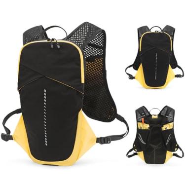 Imagem de aqxreight Mochila de Colete de Hidratação 5L Mochila de Corrida Leve e Respirável No Ombro que Mantém As Condições, Seu Design Melhora a água, Compartimentos Reflexivos Com Pouca Luz Hidratação (#1)