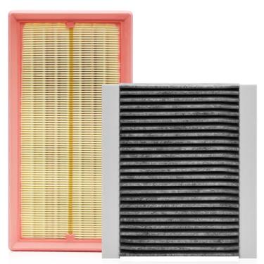 Imagem de KEQGPCBE Kit de filtros de ar de motor e cabine para Jeep Renegade 1.3L 2025 2024 2023 2022 2021 2020 2019