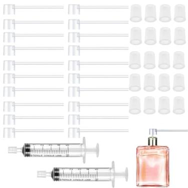 Imagem de UtySty Kit de ferramentas de refil de perfume, dispensador de perfume, conector de bomba de 90 graus, ferramenta de transferência de tubo para atomizador, frasco de spray de perfume, mini recarregável