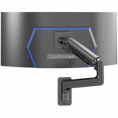 Imagem de VIVO Suporte de parede de contrapeso para monitor ultrawide premium para telas de até 49 polegadas, comporta 20 kg, movimento total, VESA máximo 100 x 100, preto, MOUNT-V101V