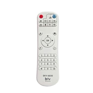 Imagem de Controle Remoto Compatível com BTV Modelos B8, B9, B10, B11 e BTV13 Expres. Substitui modelo original, nstalação Fácil, Alcance de 8m