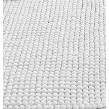 Imagem de Kit Tapete Banheiro Antiderrapante 40x60 Microfibra Bolinha Macarrão,tapete absorvente,absorvente e durável para casa (4,Branco)