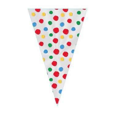 Imagem de 50 Saco Para Cone Trufado Lembrancinha 18x30cm - AAZ, Osaka