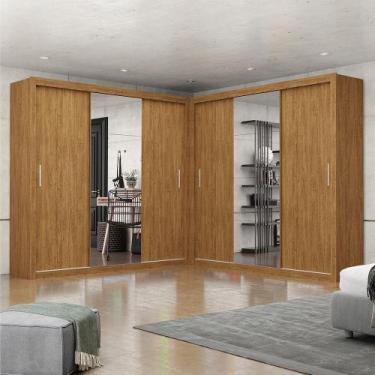 Imagem de Closet Casal Premium Clarice Plus 06 Portas 8 Gavetas - Carioca Móveis