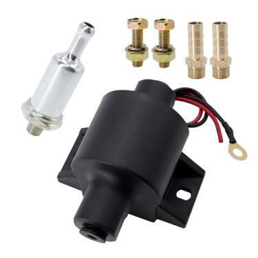 Imagem de OXCANO Bomba de combustível elétrica Mighty Mite 12-427 12V 4-7 PSI 32 GPH substituição para caminhões carburadores, carros, geradores e equipamentos agrícolas com filtro de combustível, acessórios e