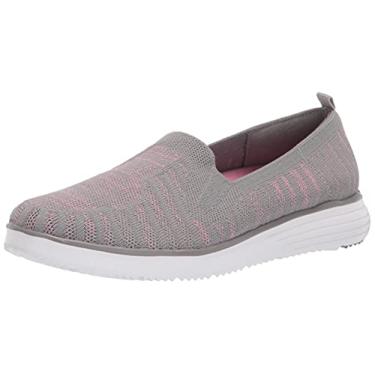 Imagem de Propét Tênis feminino sem cadarço para viagem, Cinza/rosa, 11 Narrow
