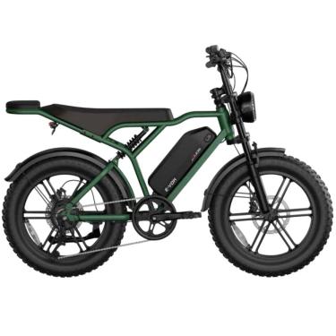 Imagem de Bicicleta Elétrica Scooter Freio a Disco 1000W Lítio E-Vok Verde