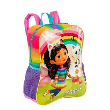 Imagem de Bolsa infantil menina Casa mágica da Gabby volta as aulas-Feminino