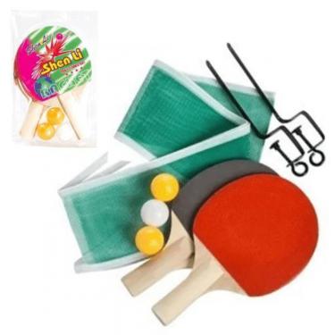 Imagem de Jogo Completo Tenis De Mesa Ping Pong Raquete Bolinha Rede