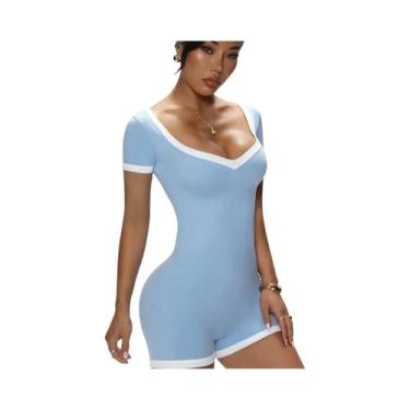 Imagem de Macacão De Yoga Sem Mangas Para Mulheres, Roupa De Verão Para Esportes