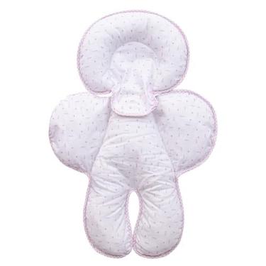 Imagem de Redutor de Bebê Conforto com Proteção Baby Joy Clássicos, PALHA ROSA